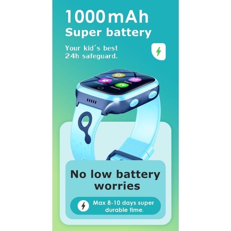 Đồng Hồ Thông Minh Cho Bé 4G CLEVER HIPPO TOY CLEVERKID