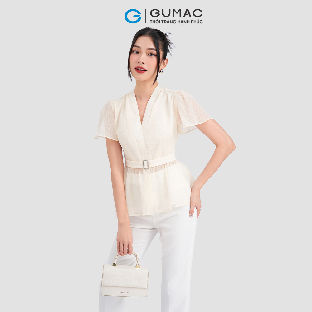 Áo peplum tay kiểu GUMAC AD03002