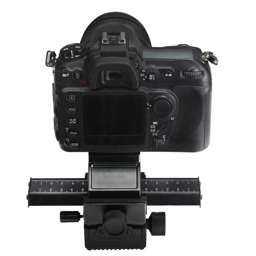 4-Way Macro Focusing Focus Rail Slider Slide for Pentax Olympus DSLR DV