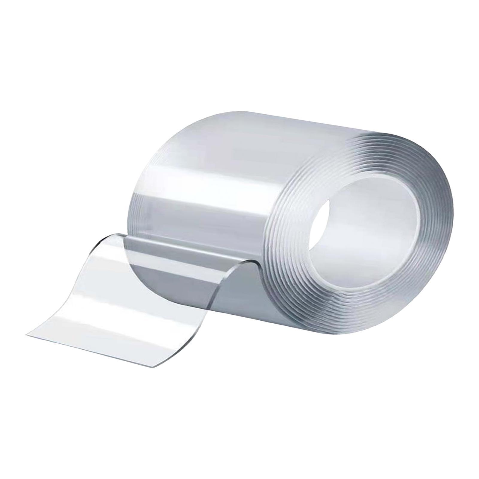 Double Sided Tape Heavy Duty, Multipurpose Removable Mounting Tape, Washable Sticky Strong Tape Strips Transparent Tape