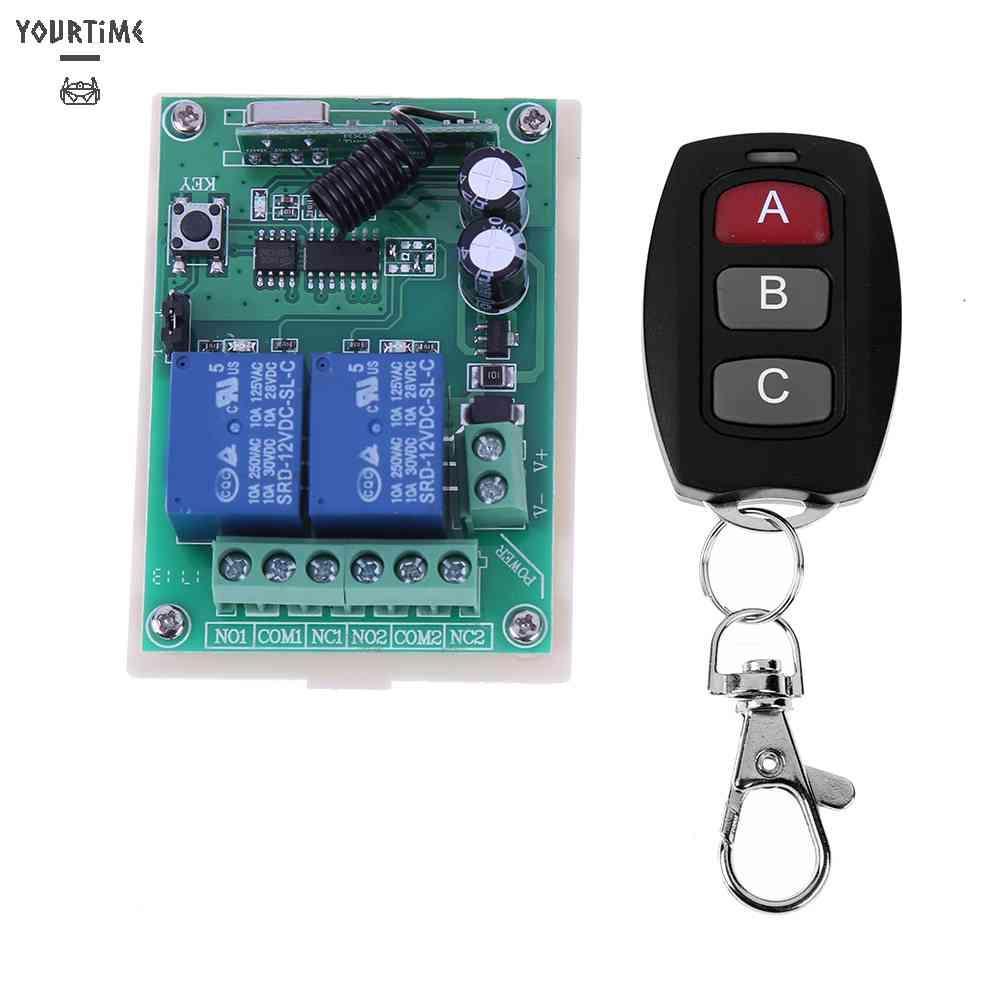Hệ Thống Truyền Phát Tín Hiệu Không Dây Điều Khiển Từ Xa DC 24V 10A 2CH RF