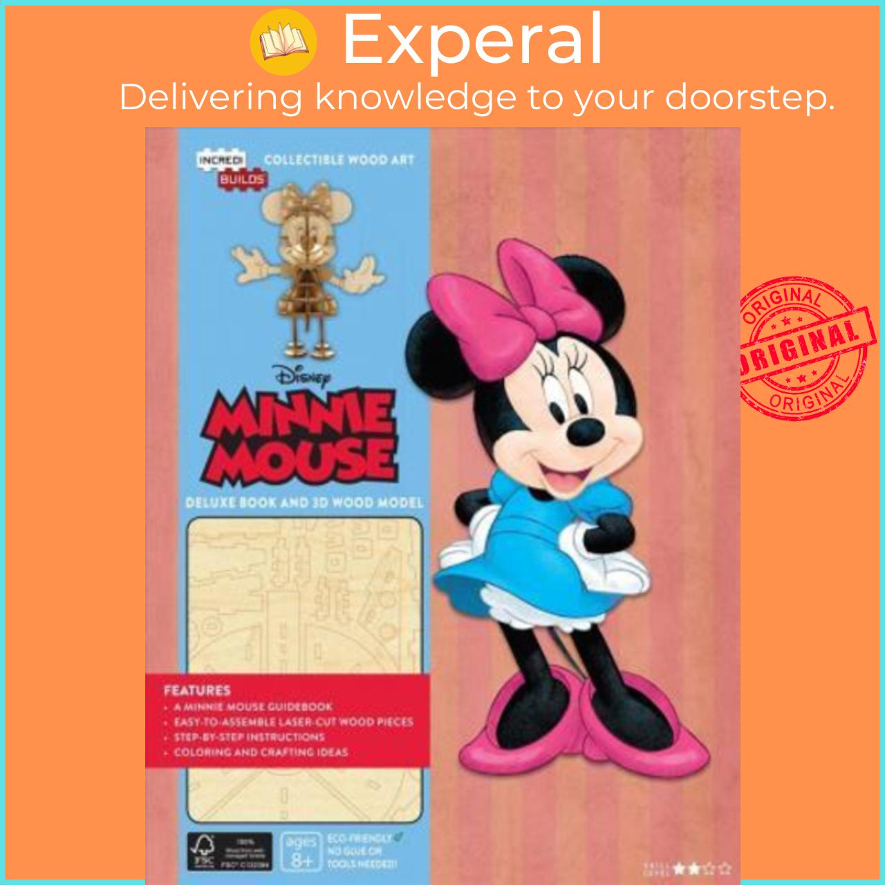 Sách - Incredibuilds: Walt Disney: Minnie Mouse Deluxe Book by Greenberg