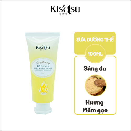 Sữa Dưỡng Thể Tái Tạo &amp; Sáng Da Kisetsu Cấp Ẩm Hương Lúa Mạch - 100ml