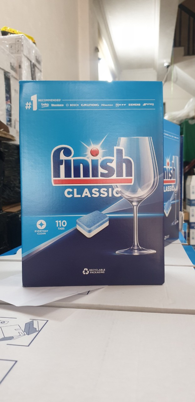 Viên rửa bát Finish 110 viên Đức 3 màu 3 chức năng