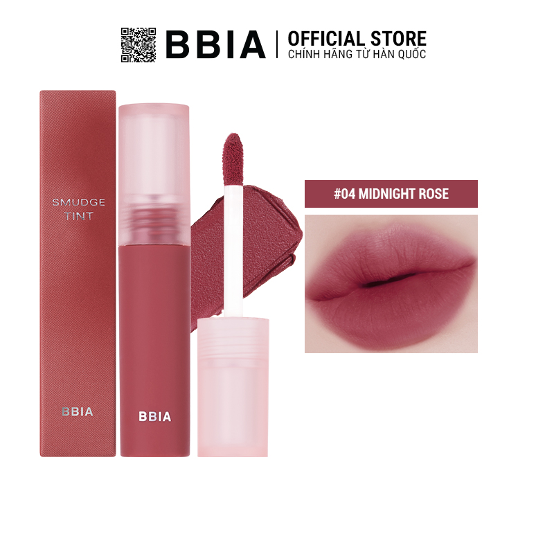 Son kem Bbia Smudge Tint 6 màu 3g  - 04 Midnight Rose