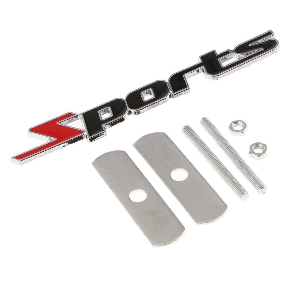 Universal Car SUV Body Fender Trunk Aluminum 3D ''Sport'' Sticker