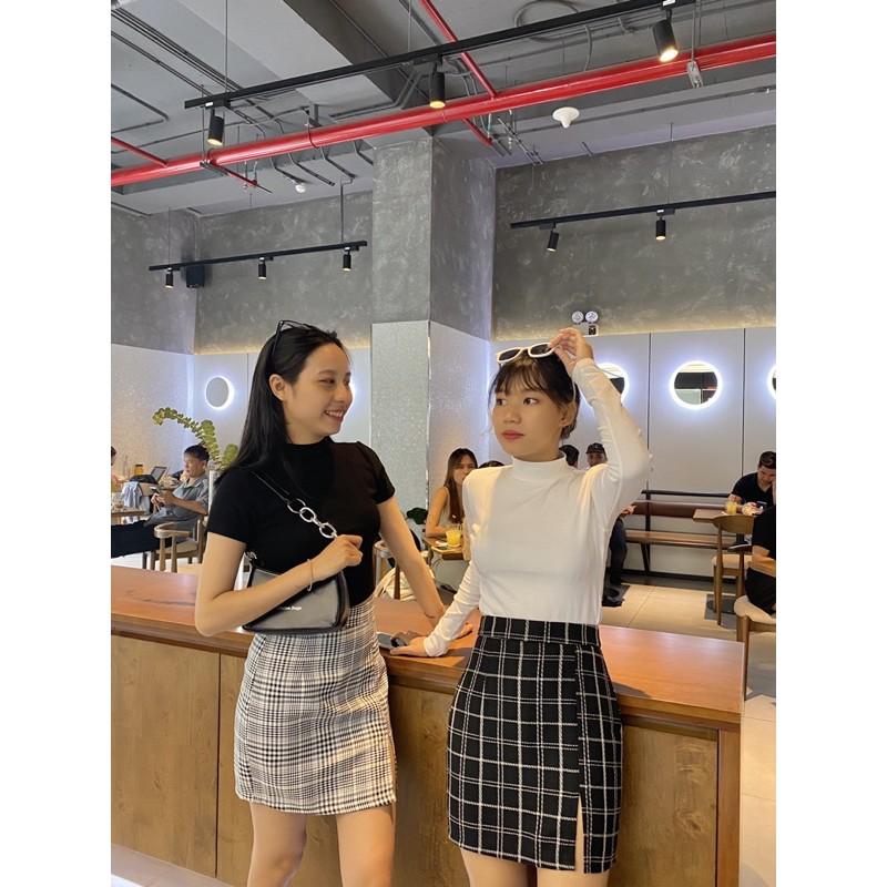 Chân váy xẻ lai
