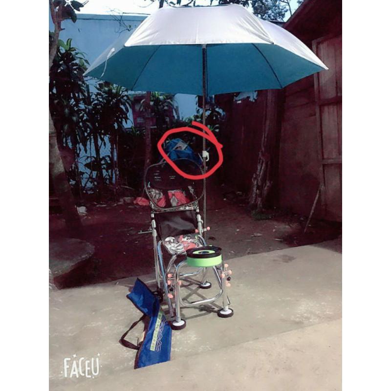 Combo ghế câu địa hình + ô câu cá