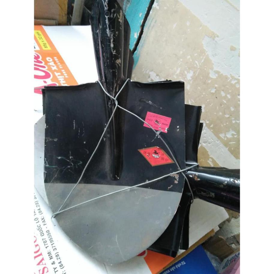 Xẻng đen xây dựng- đường kính 23cm