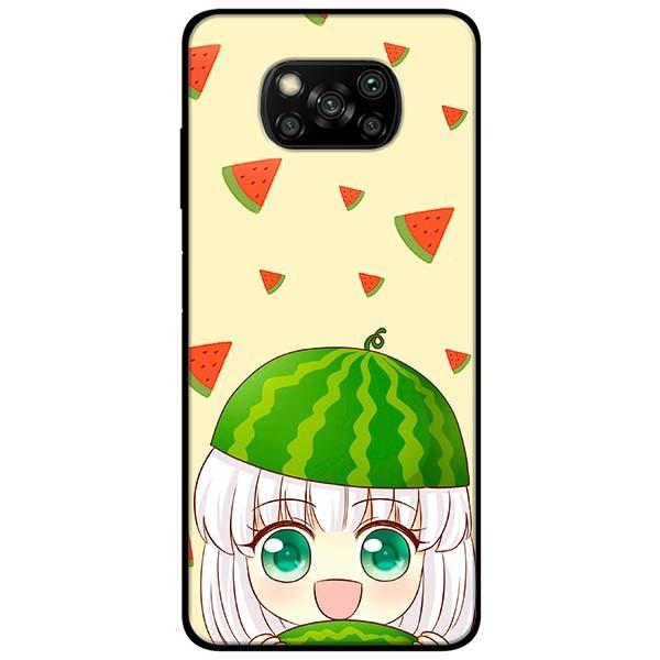 Ốp lưng dành cho Xiaomi Poco X3 mẫu Cặp Đôi Ăn Dưa