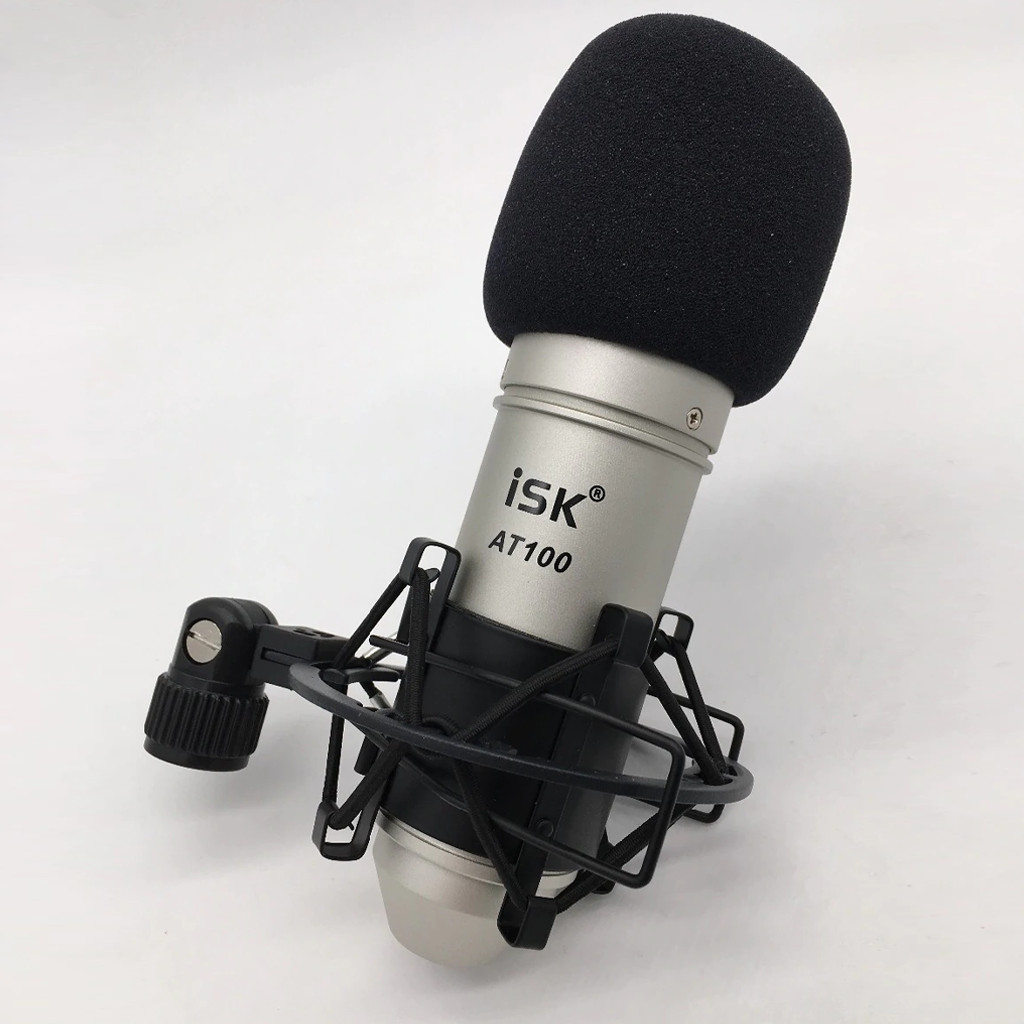 Micro ISK AT100 - Mic thu âm, livestream hát Karaoke Chuyên Nghiệp - HÀNG CHÍNH HÃNG