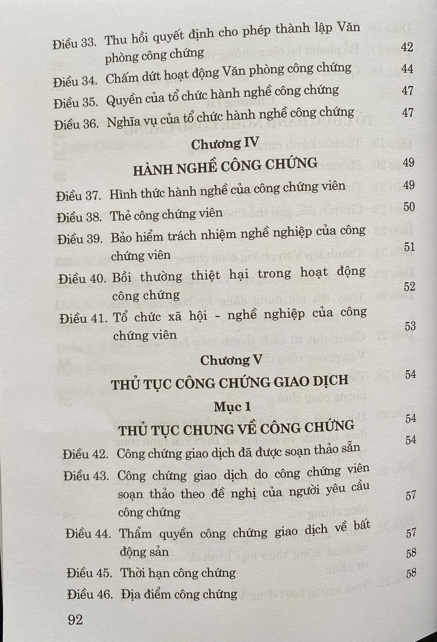 Luật Công Chứng Năm 2024