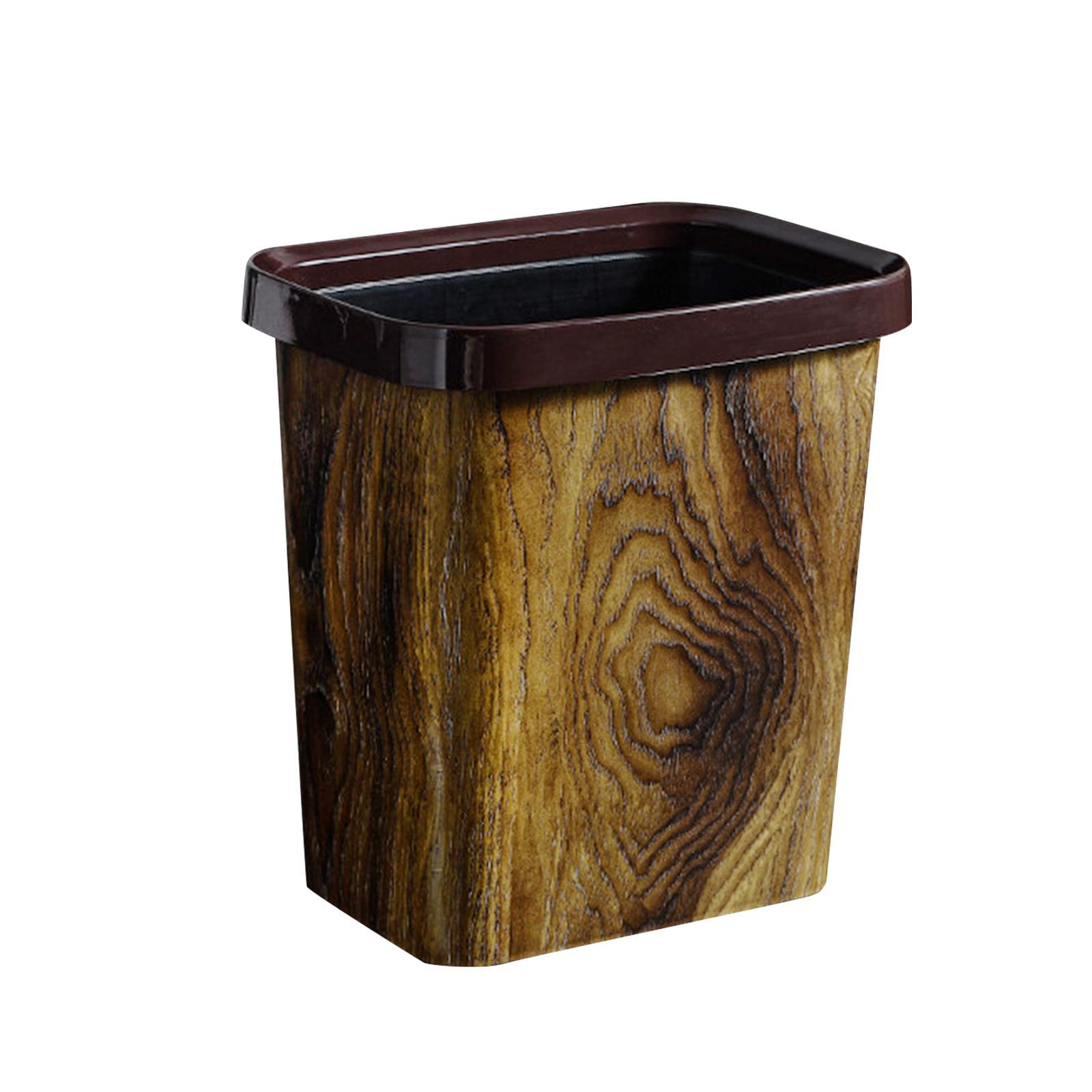 Trash Can Decorative Garbage Container Garbage Container Bin for Home Office