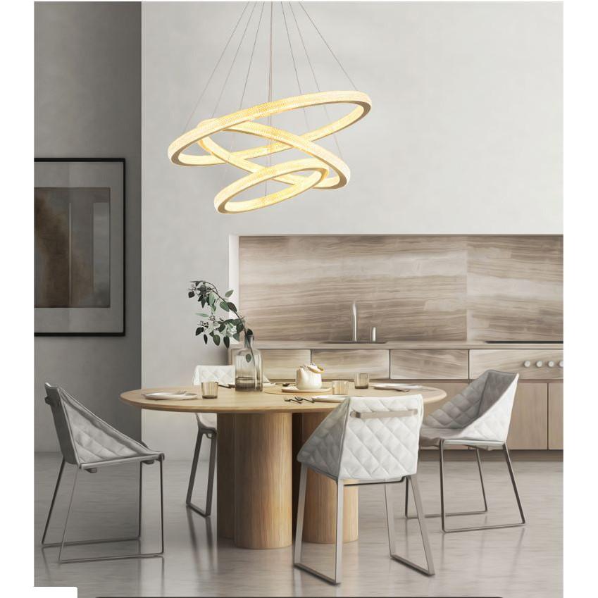 Đèn trần RORIO 3 vòng Led 3 chế độ sáng - có điều khiển từ xa tiện dụng