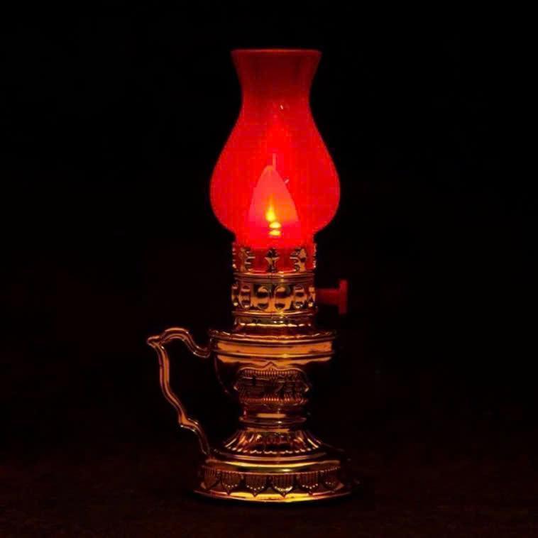 Cặp Đèn Thờ Vĩnh Cửu Sử Dụng Pin - Combo 2 Đèn Bàn Thờ Đẹp, Tôn Nghiêm Decor Decor Phòng Trang Trí Nhà