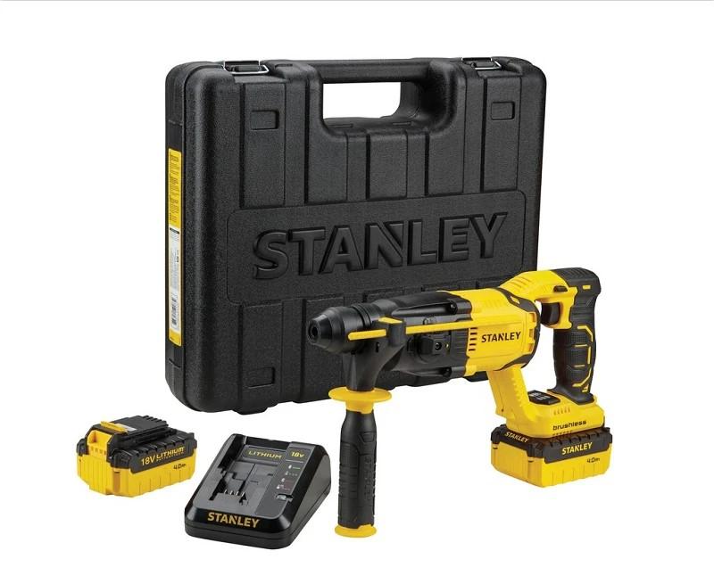 MÁY KHOAN CẦM TAY 18V/BL-3 CHỨC NĂNG 26MM STANLEY SBR20M2K-B1- HÀNG CHÍNH HÃNG
