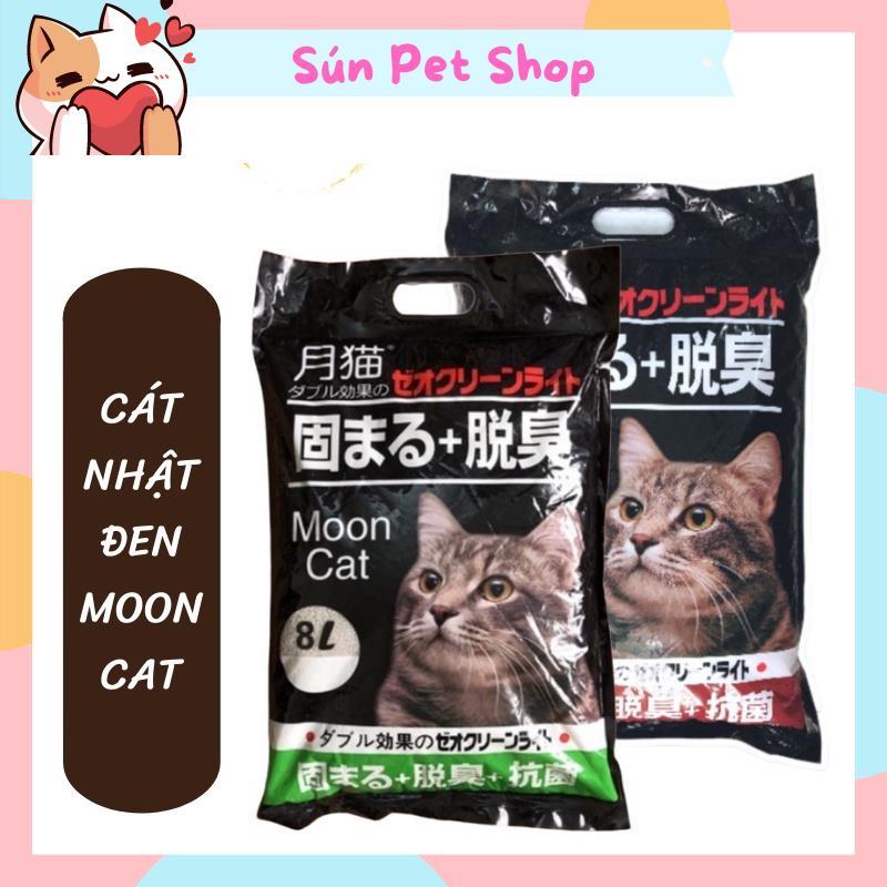 Cát vệ sinh cho mèo Moon Cat - Cát Nhật đen