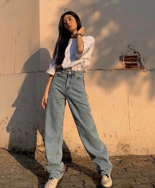 Quần Ống Suông Smoth Jean