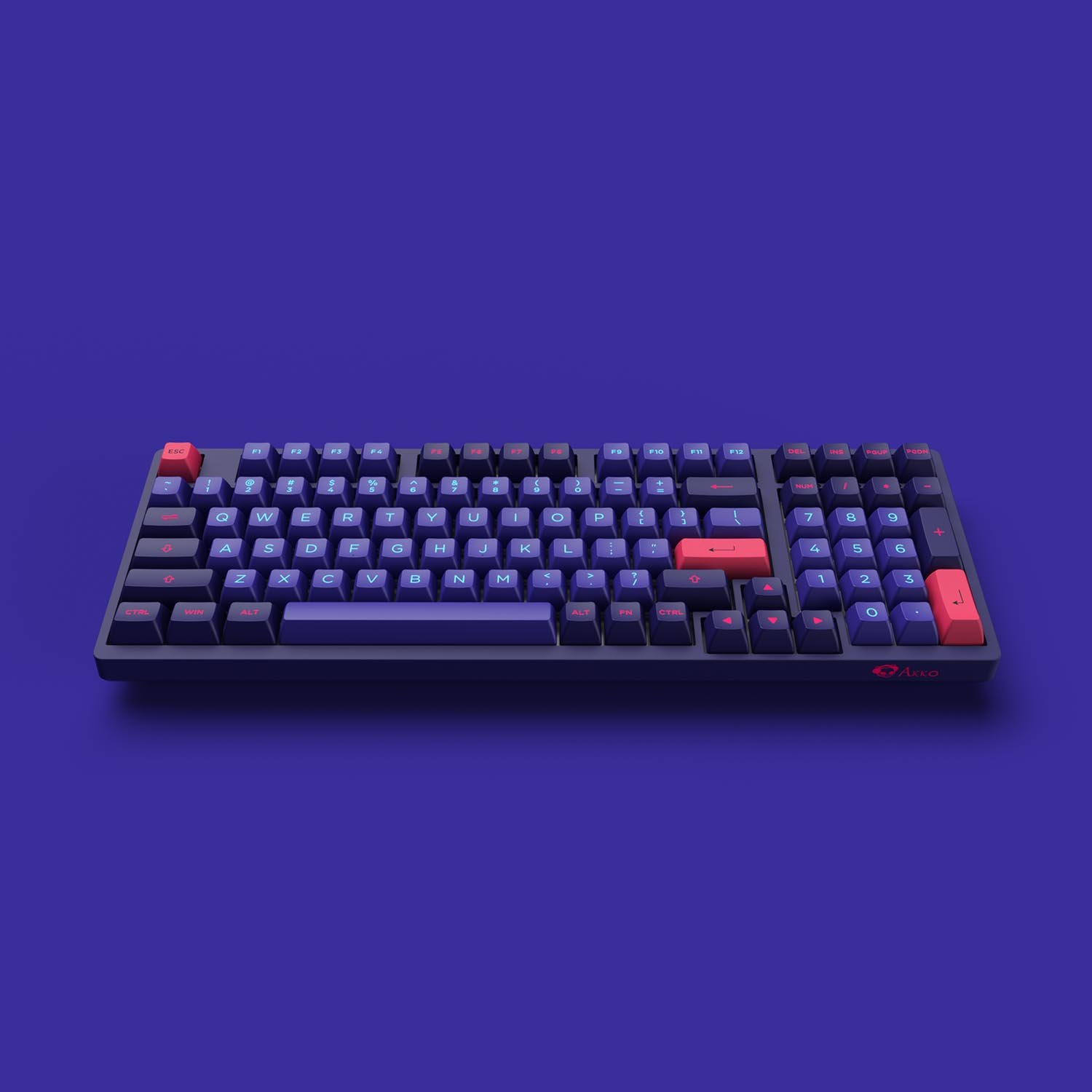 Bàn phím cơ AKKO 3098N Multi-modes NEON _Hàng chính hãng
