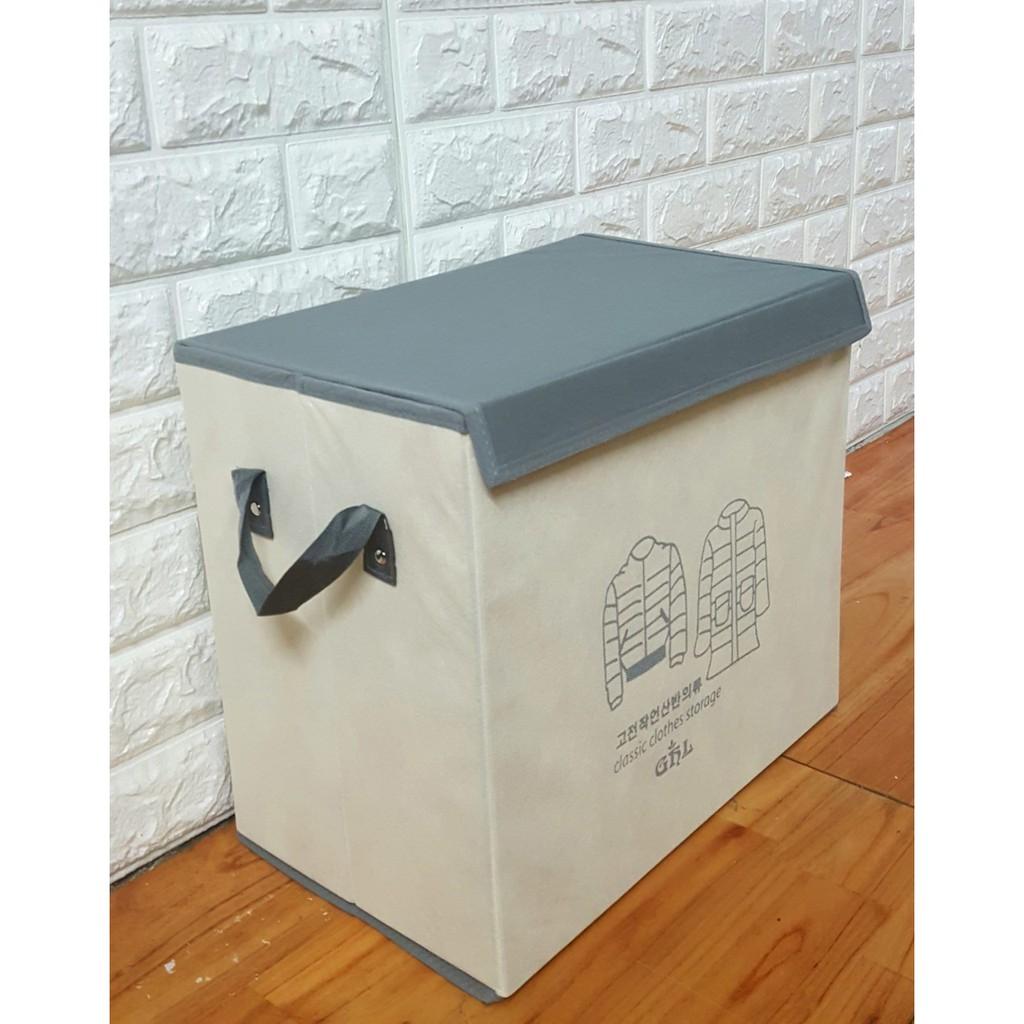 Combo 2 hộp tủ vải màu xám tiện ích- New 2020