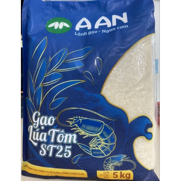 Gạo Thơm St25 lúa tôm A  An. Ship gạo toàn quốc (0365802614)