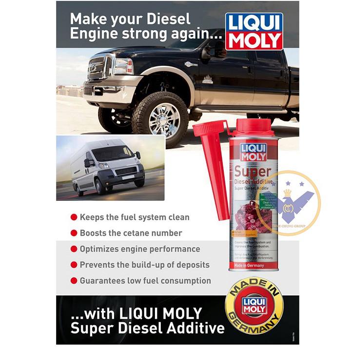 Phụ Gia vệ sinh buồng đốt ô tô máy dầu Liqui Moly Super Diezel Additive