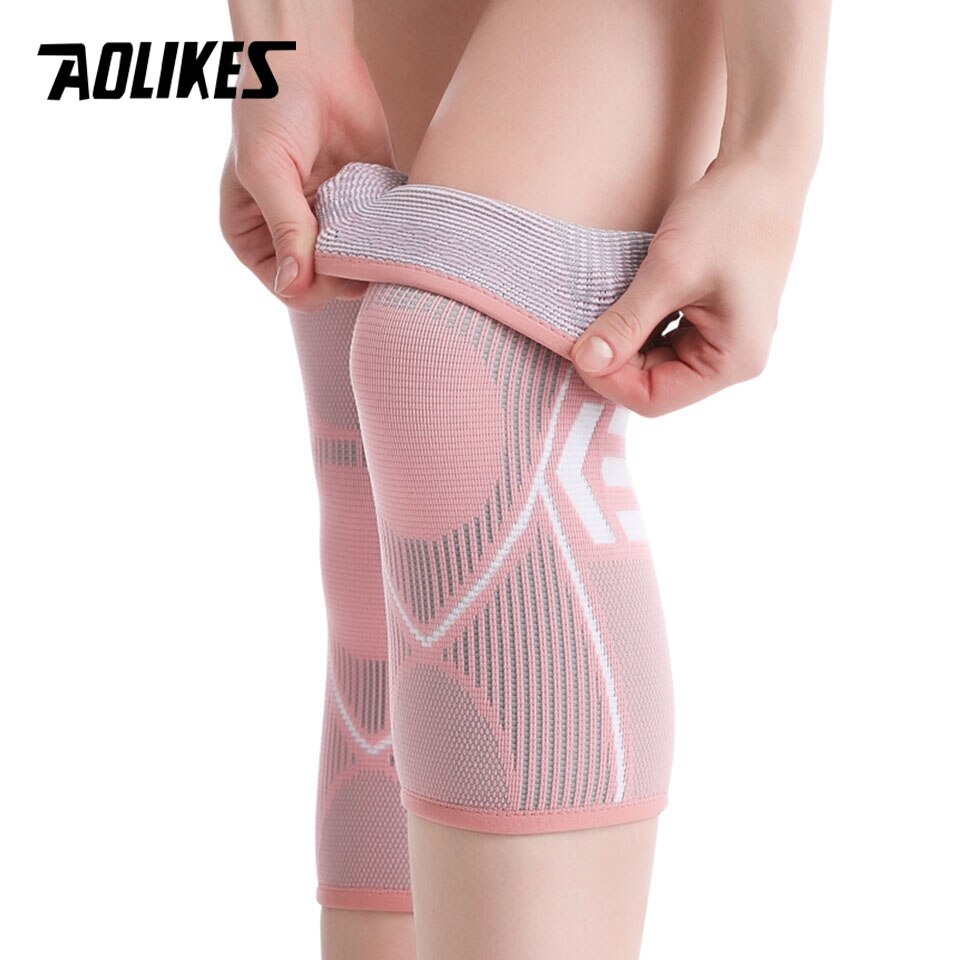 Bó Gối Thể Thao AOLIKES 7728 - Hỗ Trợ Khớp Gối, Giảm Đau Khi Chạy Bộ, Đạp Xe, Tập Gym