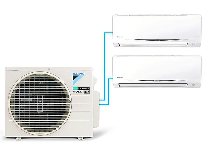 Máy lạnh Daikin Multi S inverter 2.0 HP ( 1 dàn nóng MKC50RVMV, 2 dàn lạnh CTKC25RVMV ) - Hàng Chính Hãng - Giao HCM