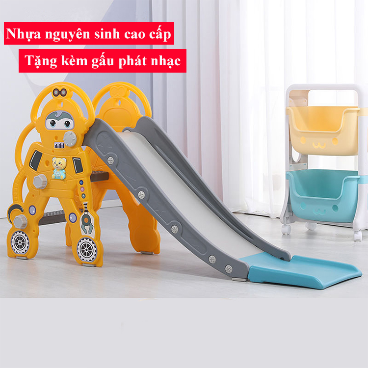 Cầu Trượt Cho Bé Model EU55 - Bộ Cầu Trượt Gấp Gọn Hình Thú Chắc Chắn - Bộ Đồ Chơi Vận Động Giúp Bé Phát Triển