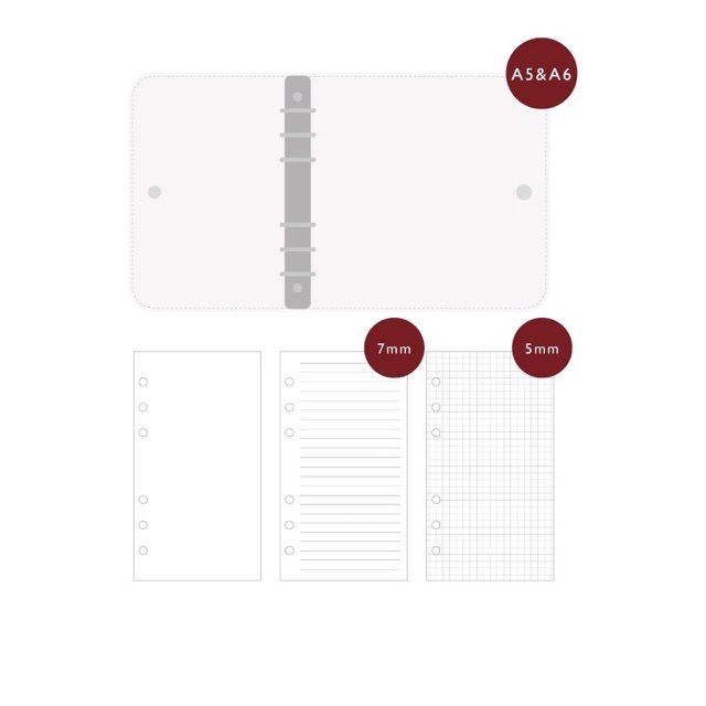 Sổ Note for bìa vải xinh xắn - Binder