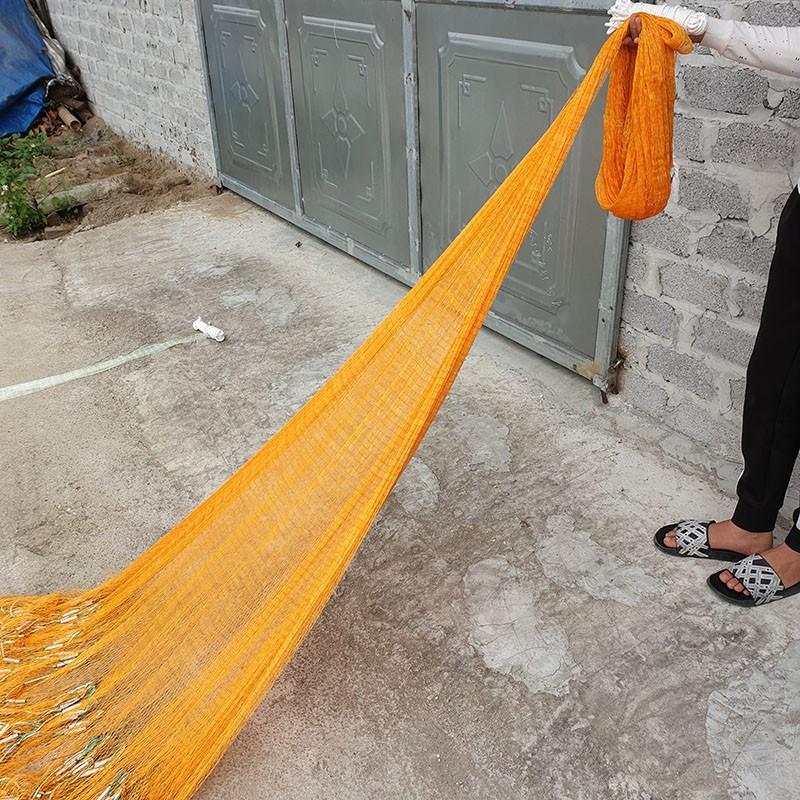 Chài Đánh Cá Chài Dù vàng cao 4m2 nặng 3kg mắt lưới 3cm