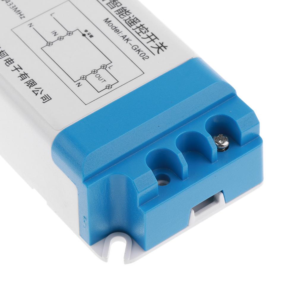 DC 15-120V Relay Wireless 2 Mode Remote Control Switch Transmitter+Receiver