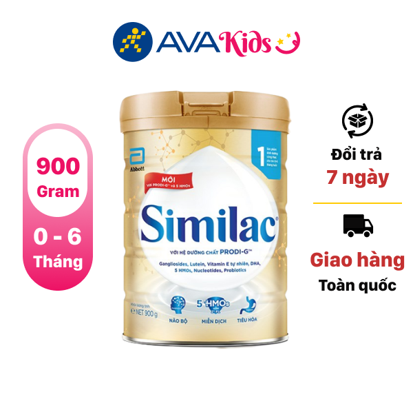 Sữa bột Similac 5G số 1 - 900g (0 - 6 tháng)