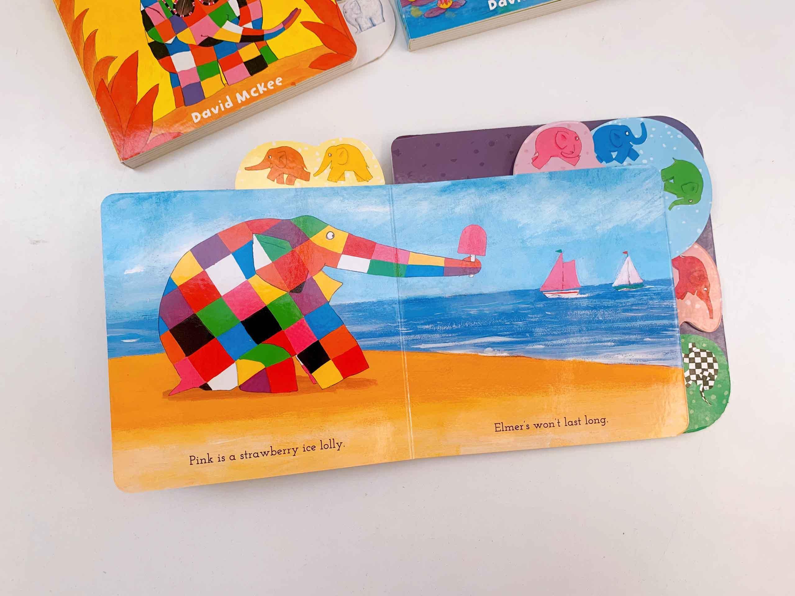 Elmer's Colours : Tabbed Board Book