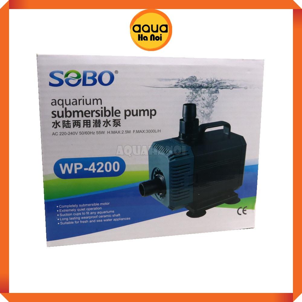 Máy bơm chìm Sobo WP 4200/4500/5500/6500 - Máy bơm nước hồ cá thủy sinh siêu êm