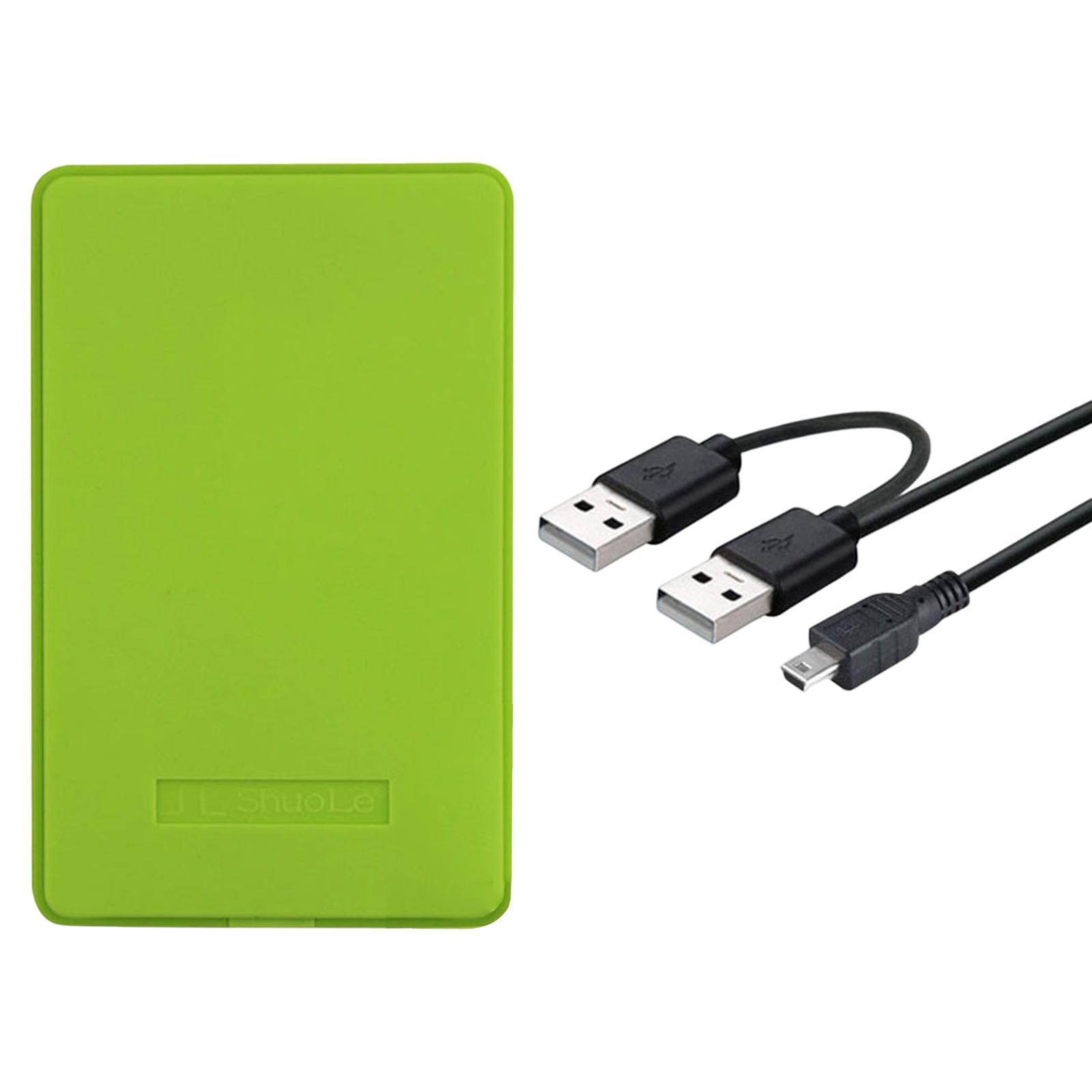 Travel Enclosure Game Accessories HDD Case for Notebook Desktop Green