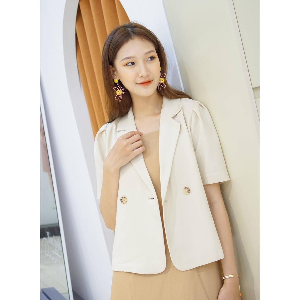 Áo blazer ngắn tay B-A-M STORE