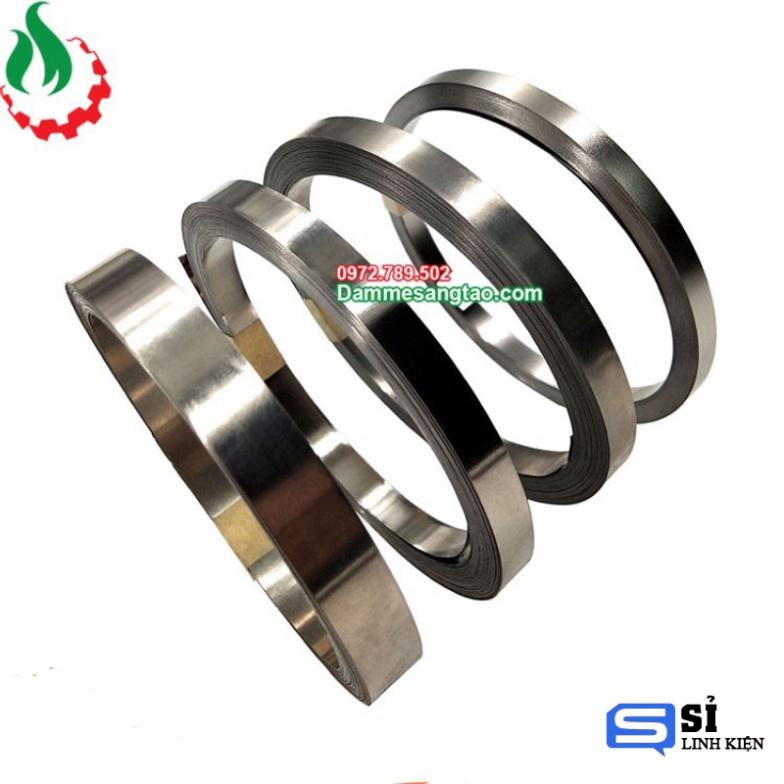 DMST Kẽm hàn cell pin mạ niken dày 0.15mm, 0.2mm x 8mm