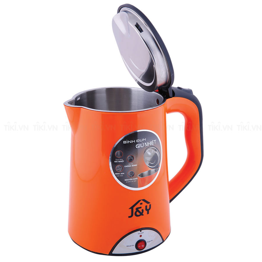 Bình Đun Siêu Tốc 2 Lớp Joyful Life JYEK-17001D - 1.7 Lít - Hàng chính hãng