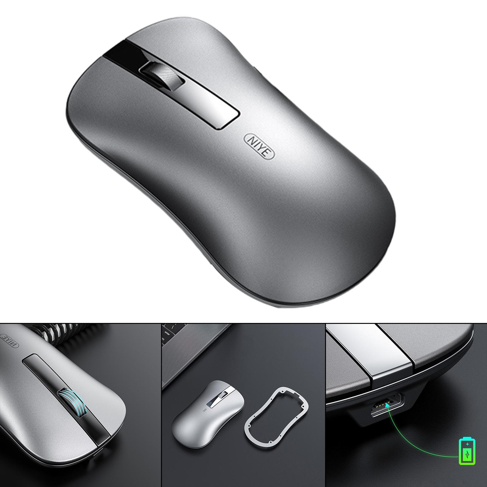 Blesiya Wireless Computer Mouse + USB Receiver Portable Rechargeable Office