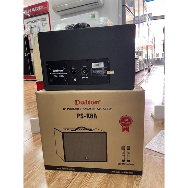 Loa Dalton PS-K8A di động Karaoke, Bluetooth, USB, 2 micro 250W, Bass 20. Hàng chính hãng