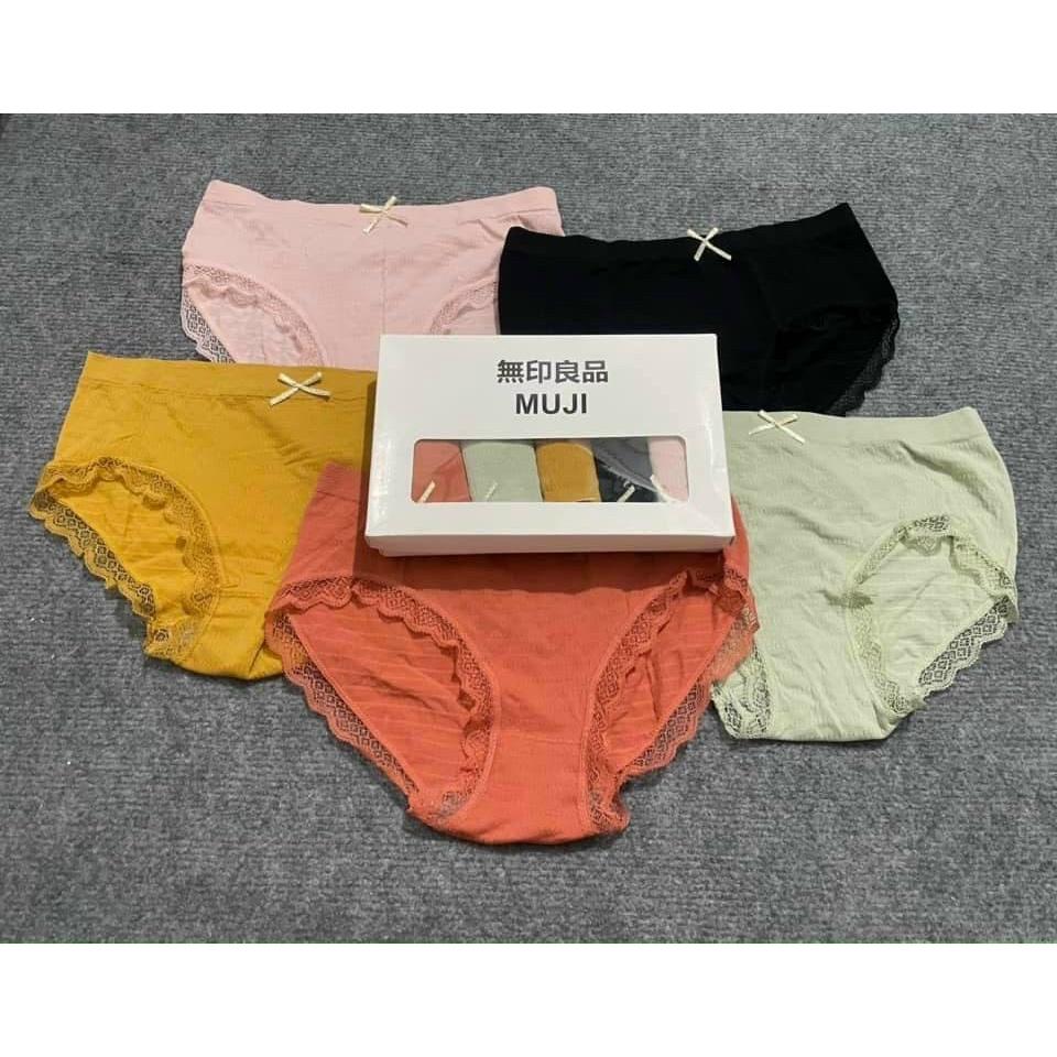Combo 10 Quần lót nữ cotton vải mềm ôm bụng nâng mông, quần chíp thông hơi co giãn 4 chiều.