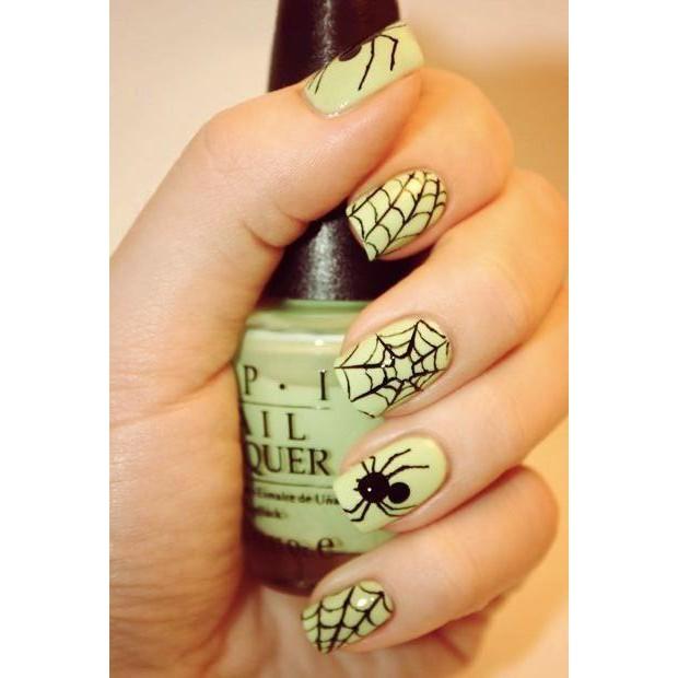 Sticker nails - hình dán móng 3D nhện