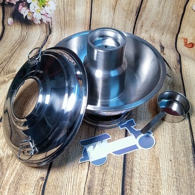 Nồi Lẩu CÙ LAO Truyền Thống, Lẩu INOX MẪU MỚI SIÊU ĐẸP. Sử dụng THAN hoặc CỒN 24cm. LẨU THAN, Nồi Lẩu NÚI LỬA đậm chất Cổ Điển phục vụ món lẩu ĐẶC SẢN MIỀN TÂY mang hương vị XƯA