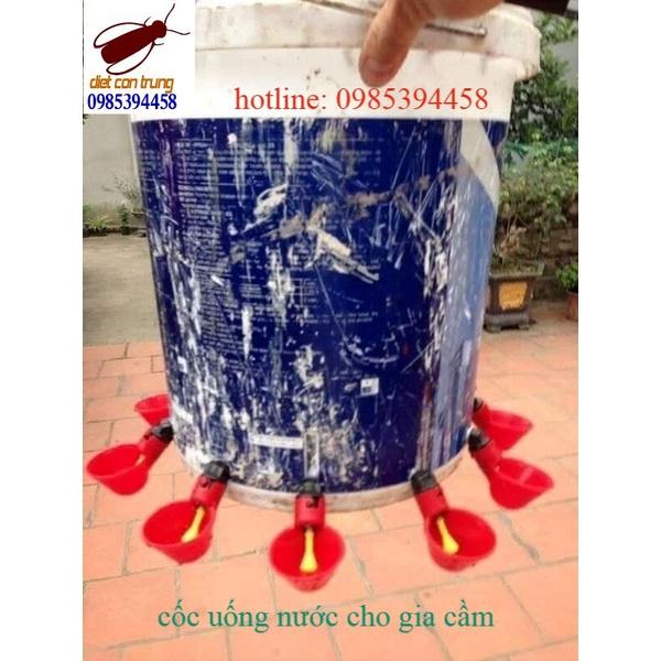 combo 10 sp Máng uống tự động cho chim - gà - vịt - ngan