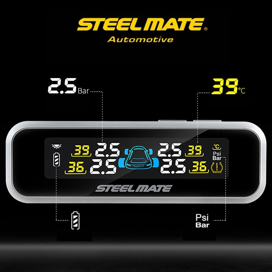 Cảm Biến Áp Suất Lốp Ô Tô Steelmate TP S9i