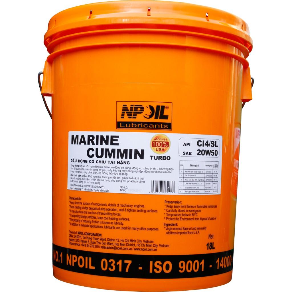 Dầu động cơ xe tải, tàu TURBO – MARINE CUMMIN