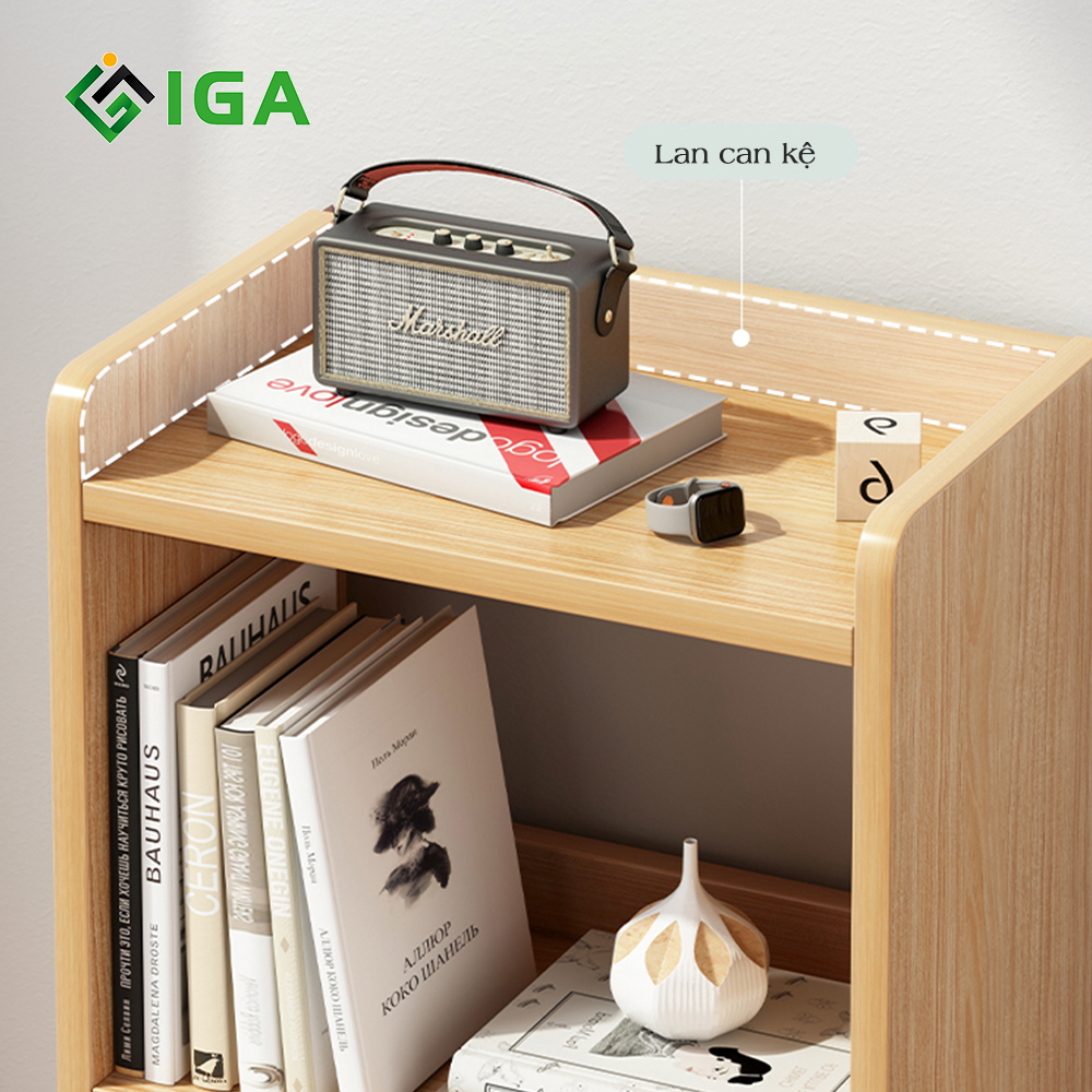 Giá Sách Mini Tủ Đầu Giường Phong Cách Nordic Thương Hiệu IGA - GP156