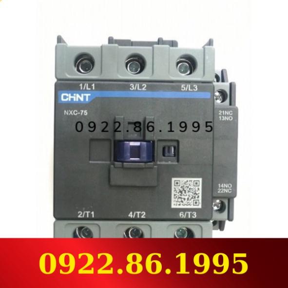 HàngNeW Chint Contactor Khởi động từ CHINT 3P 75A NXC-75 mới