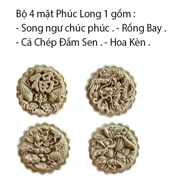 Bộ Khuôn Nén Lò Xo Trung Thu 4 Mặt Phúc Long 1